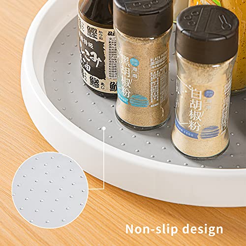 So Nice Lazy Susan Organizer for Cabinet,Large 12 inch Lazy Susan Turntable for Kitchen Cabinet Table Refrigerator Spice Rack Pantry