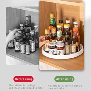 So Nice Lazy Susan Organizer for Cabinet,Large 12 inch Lazy Susan Turntable for Kitchen Cabinet Table Refrigerator Spice Rack Pantry