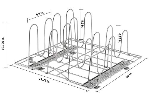 TRINITY Wire Pot Organizer with Slides