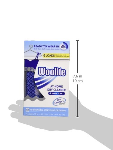 Woolite At Home Dry Cleaner, Fresh Scent, 6 Cloths