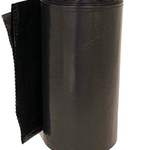 Reli. ProGrade Contractor Trash Bags 55 Gallon (20 Bags w/ Ties) Black 55 Gallon Trash Bags Heavy Duty, Garbage Bags / Construction Bags (2 mil) (55 Gallon - 60 Gallon), Black