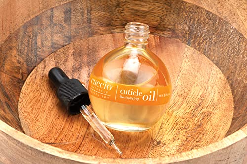 Cuccio Naturale Revitalizing- Hydrating Oil For Repaired Cuticles Overnight - Remedy For Damaged Skin And Thin Nails - Paraben /Cruelty-Free Formula - Milk And Honey - 2.5 Oz