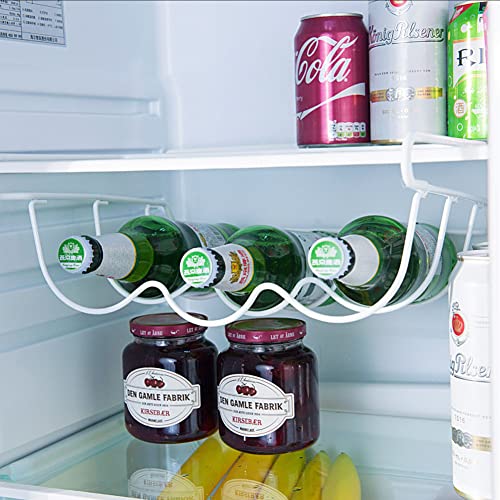 Fridge Wine Holder, Thickened Metal Material, Strong Bearing Capacity, Convenient and Practical, Wine Rack Storage Organizer for Kitchen Countertop for Wine, Beer, Water