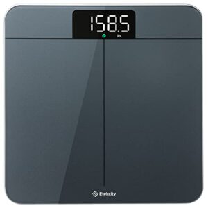 etekcity scale for body weight, digital bathroom scale for people, accurate to 0.02kg/0.05lb & large led display, weight verification, tempered glass, 400 lbs