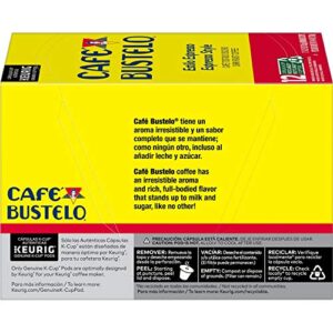 Café Bustelo Espresso Style Dark Roast Coffee, 72 Keurig K-Cup Pods