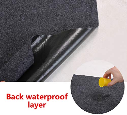 Sensko Under Sink Mat, Kitchen Cabinet Mat, Absorbent/Waterproof，Sink Drip Protector Tray ，Contains Liquids — Protects Cabinets，Washable(24" x 48")