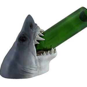 Zeckos Parched Predator Shark Head Wine Bottle Holder