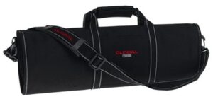 global g-668/16, knife roll with handle and 16 pockets, black