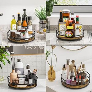 Lazy Susan Organizer, Lazy Susan Turntable for Cabinet, Spice Racks for Kitchen, 360 Degree Turntable Lazy Susan for Refrigerator, Bathroom Organizer