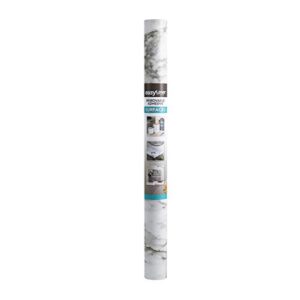 duck brand peel & stick adhesive laminate – white marble, 20 in. x 15 ft.