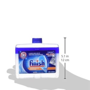 Finish Dual Action Dishwasher Cleaner: Fight Grease & Limescale, Fresh, 8.45oz