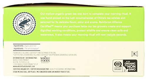 365 by Whole Foods Market, Tea Green Organic, 70 Count