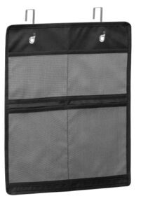 s&t inc. cabinet organizer, two hooks included, 12.4 inch x 15.1 inch, black, one pack