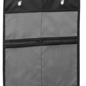 S&T INC. Cabinet Organizer, Two Hooks Included, 12.4 Inch X 15.1 Inch, Black, One Pack