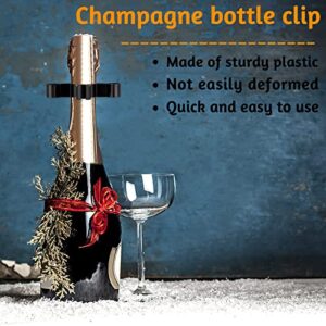 20 Pieces Three Holes Champagne Bottle Sparkler, Champagne Bottle Clips, Double Holder for Bottle Service, for Kitchen Party Table Top