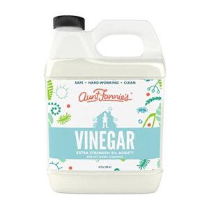 aunt fannie’s all purpose 6% distilled white cleaning vinegar, 33 ounce, multipurpose household cleaner