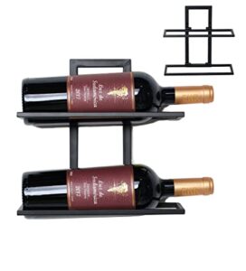 ekr wine glass holder under cabinet hanging wine rack home kitchen storage organizer dining wine accessories (wine rack)