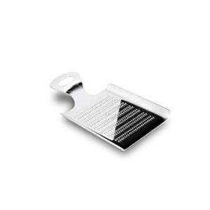 I GENIETTI Garlic and Spices Grater, Silver