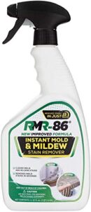 rmr-86 instant mold and mildew stain remover spray – scrub free formula, 32 fl oz