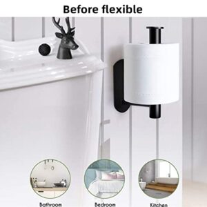 Paper Towel Holder for Kitchen,Under Cabinet&Wall Mount Paper Holder,Magnetic Paper Towel Rack, Self-Adhesive Bathroom Paper Towels Rolls Holder（Adjustable Length up to 14.56inch）