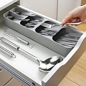 utensil organizer for kitchen drawers, small space tableware storage boxes, expandable drawer organizers, kitchen drawers for fixing tableware spoons and forks