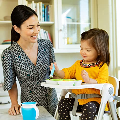 Munchkin 6 Count Raise Toddler Forks and Spoons, Blue (Pack of 1)