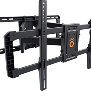 ECHOGEAR TV Wall Mount for Large TVs Up to 90" - Full Motion with Smooth Swivel, Tilt, & Extension - Universal Design Works with Samsung, Vizio, LG & More - Includes Hardware & Wall Drilling Template