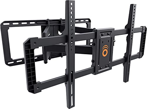 ECHOGEAR TV Wall Mount for Large TVs Up to 90" - Full Motion with Smooth Swivel, Tilt, & Extension - Universal Design Works with Samsung, Vizio, LG & More - Includes Hardware & Wall Drilling Template