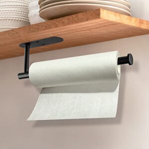 Paper Towel Holder, Paper Towels Rolls Holder(Black)