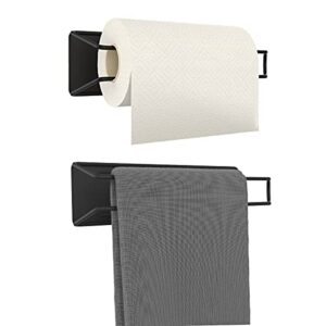 Magnetic Paper Towel Holder, Strong Magnet Paper Holder for Refrigerator, Heavy Duty Magnetic Shelf for Camper(2 Pack)