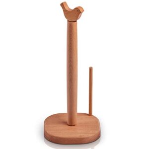 bird style paper towel holder, wood paper towel holder, farmhouse paper towel holder, countertop kitchen paper towel holders, paper towel holder stand, paper towe