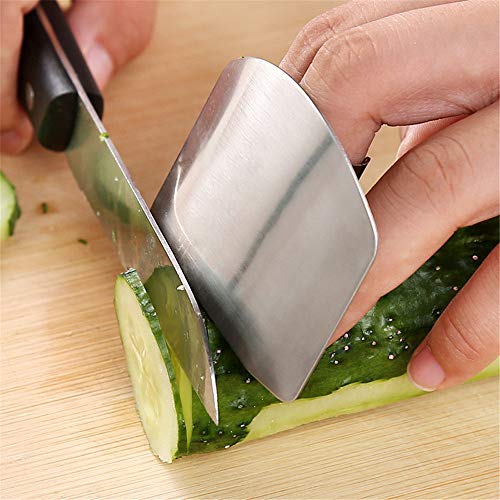 4PCS Stainless Steel Finger Guard£¬Finger Protector Hand Guard Avoid Hurting£¬Safe Knives Guard Chop Safe Slice Kitchen Tool for Dicing and Slicing in Kitchens