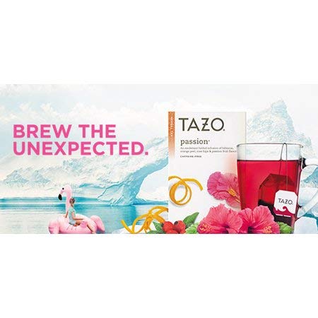 Tazo Tea Bags Sampler Assortment Variety Pack Gift Box - 42 Count - 14 Different Flavors Perfect Variety – Passion Fruit, Awake English Breakfast, Early Grey, Green, Herbal, Chai Tea and more …