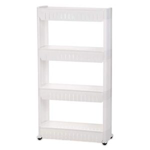 gap storage organizer, fome 4 tier mobile shelving unit organizer slide out storage tower slim storage tower rack with wheels pull out pantry shelves cart for kitchen bath room narrow spaces