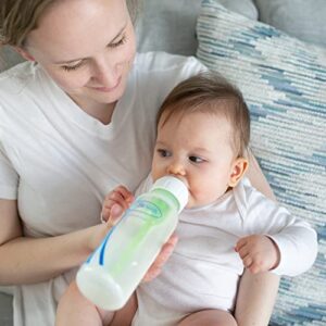 Dr. Brown’s Natural Flow® Anti-Colic Options+™ Narrow Baby Bottles 8 oz/250 mL, with Level 1 Slow Flow Nipple, 4 Pack, 0m+