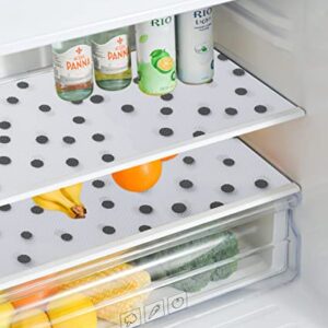 Shelf Liner for Kitchen Cabinets Non-Adhesive Drawer Liner Non-Slip Refrigerator Liner Waterproof Fridge Pad Cupboard Mat Easy Placemats, Ideal for Wire Pantry Bathroom, 17.7"×47.2"