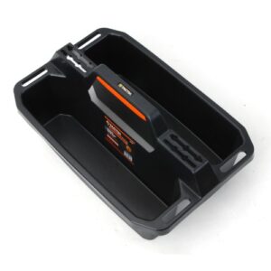 Tactix 320200 Plastic Tote & Caddy Tray,Black/Orange
