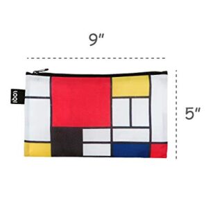 LOQI Museum Zip Pockets, (Set of 4), Multicolor