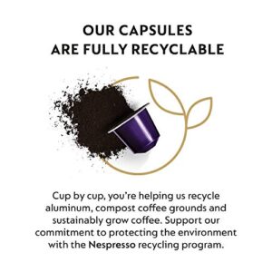 Nespresso Capsules OriginalLine, Ispirazione Arpeggio Intenso, Dark Roast Coffee, 50 Count Coffee Pods, Brews 1.35oz (ORIGINALLINE ONLY)