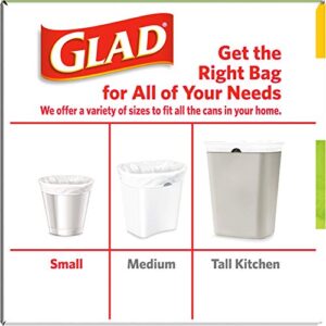 Glad Small Kitchen Drawstring Trash Bags – 4 Gallon Green Trash Bag Febreze , Sweet Citron & Lime, 80 Count (Package May Vary)