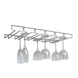 organize it all large chrome stemware holder – 1876w