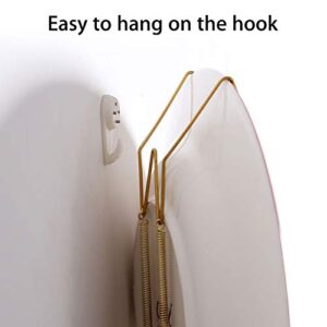 EEEKit Dish Display Plate Hangers, 10-Pack 10 Inch Wall Plate Spring Hook Holder Hanging Wire for The Wall Home Decoration Accessory 8/10/12Inch