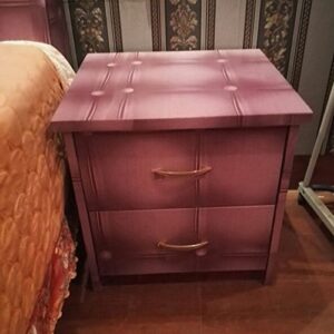 Yifely Purple Grid Shelving Paper Removable Shelf Liner PVC Drawer Sticker Redo Old Nightstands Doors 17.7 Inch by 9.8 Feet