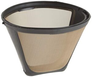 cuisinart gtf gold tone coffee filter, 10-12 cup cone, burr mill