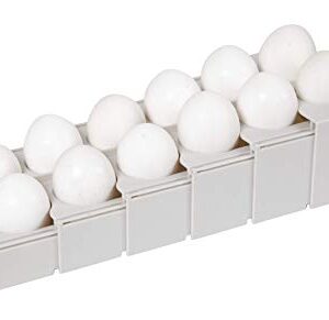 Kitchen Spaces Eggstra Space Egg Holder, Standard, Gray