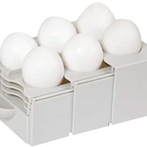 Kitchen Spaces Eggstra Space Egg Holder, Standard, Gray