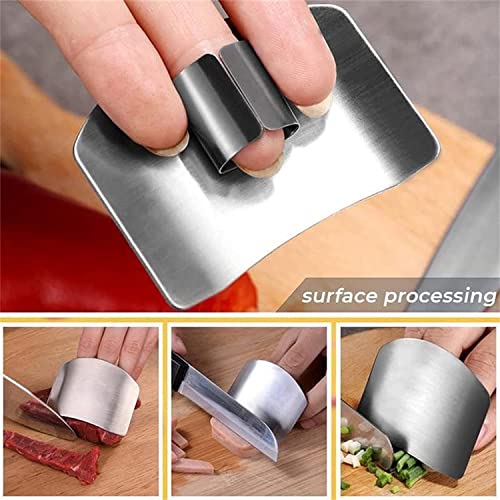 Finger Protector for Cutting Food,Finger Guards for Cutting,Stainless Steel Finger Guards for Cutting,Stainless Steel Finger Guard,Finger Guard for Cutting Vegetables,Stainless Steel Finger Protector