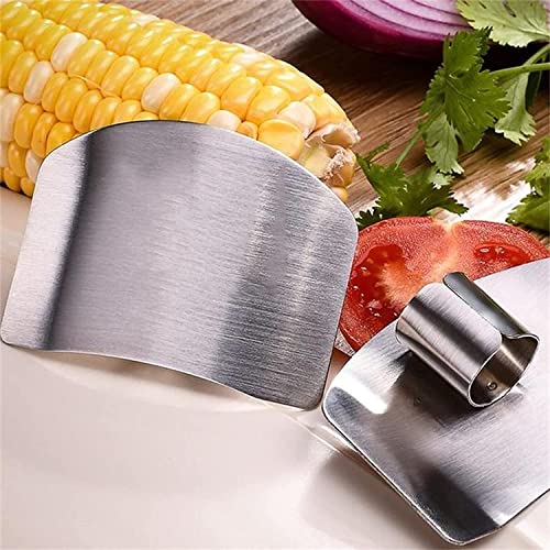 Finger Protector for Cutting Food,Finger Guards for Cutting,Stainless Steel Finger Guards for Cutting,Stainless Steel Finger Guard,Finger Guard for Cutting Vegetables,Stainless Steel Finger Protector