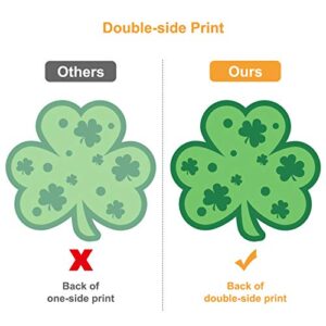 St Patricks Day Window Clings, Shamrock Stickers for St Patricks Day Decorations, 109 PCS Reusable Static Spring Window Clings Decor