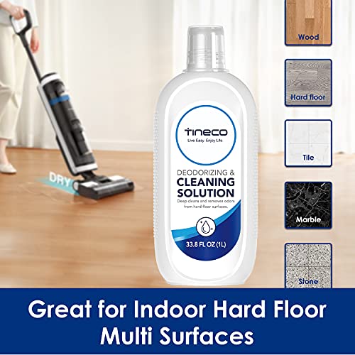 Tineco Floor Cleaning Solution for iFLOOR, iFLOOR 3, FLOOR ONE S3, FLOOR ONE S5, FLOOR ONE S5 COMBO Wet Dry Vacuum (33.8 OZ)